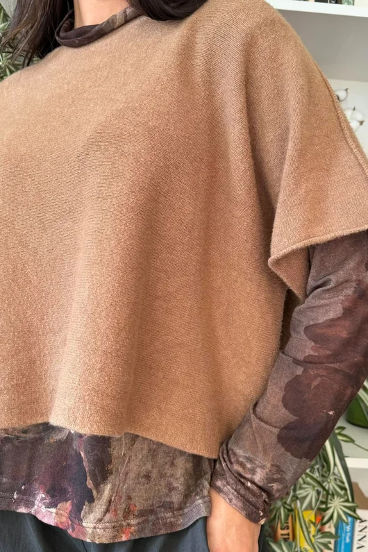 Tiby Cashmere Touch Layering Top Baroque Country Bloom Earth